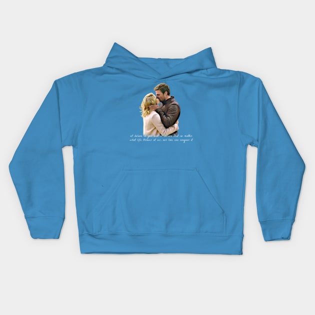 Olicity Wedding Vows - I Believe In You And I Believe That No Matter What Life Throws At Us, Our Love Can Conquer It Kids Hoodie by FangirlFuel